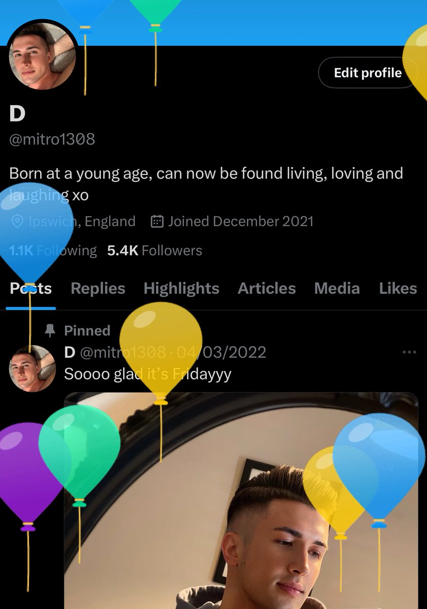 It’s balloon day 🥳
