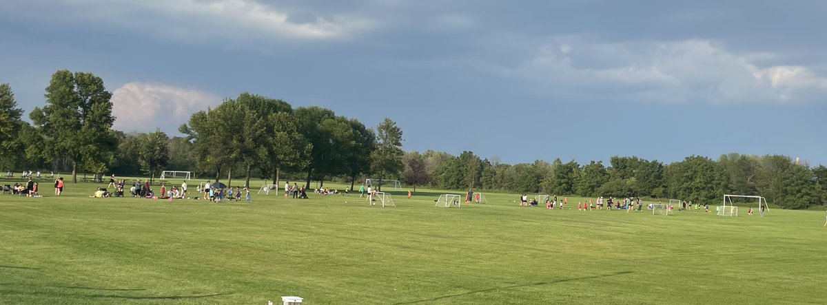 Perfect weather for our academy program to kick-off tonight!!