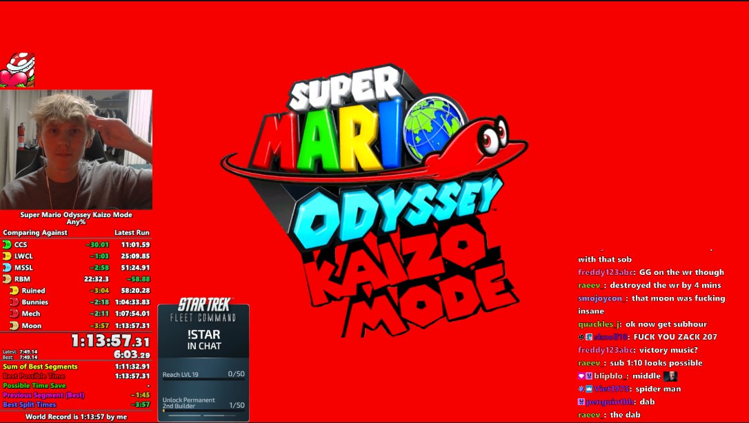 1:13 IN KAIZO NAHHHHHH IM FUCKING DIFFERENT