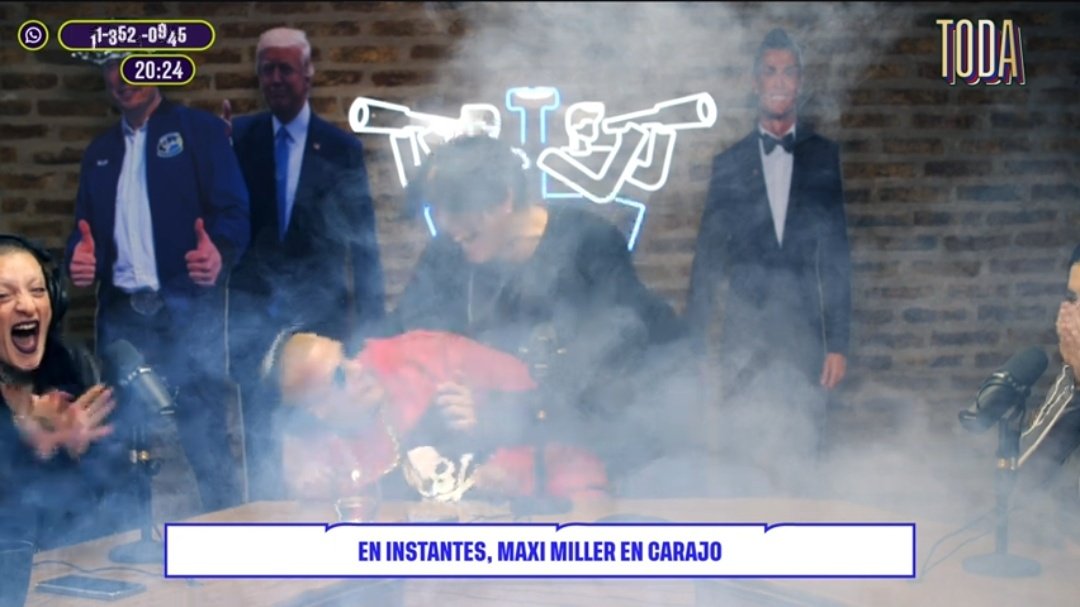 Llegó Maxi Miller, jajajaja 

#FuriaAlexEnCarajo