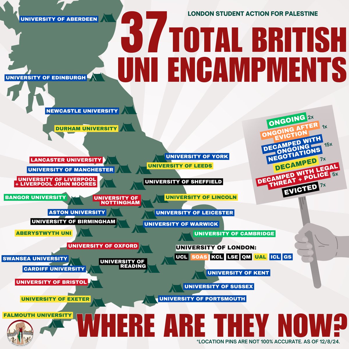 London Student Action for Palestine tweet media