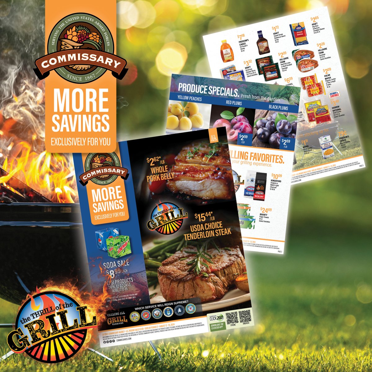 YourCommissary's tweet photo. Exciting news! Our new sales flyer is here, packed with incredible savings on all your essentials! Check out the hottest deals and plan your shopping trip today. Don't miss https://t.co/uCMleVsHHW

#SalesFlyer #Savings #CommissarySavings https://t.co/9cfaqSb6qj