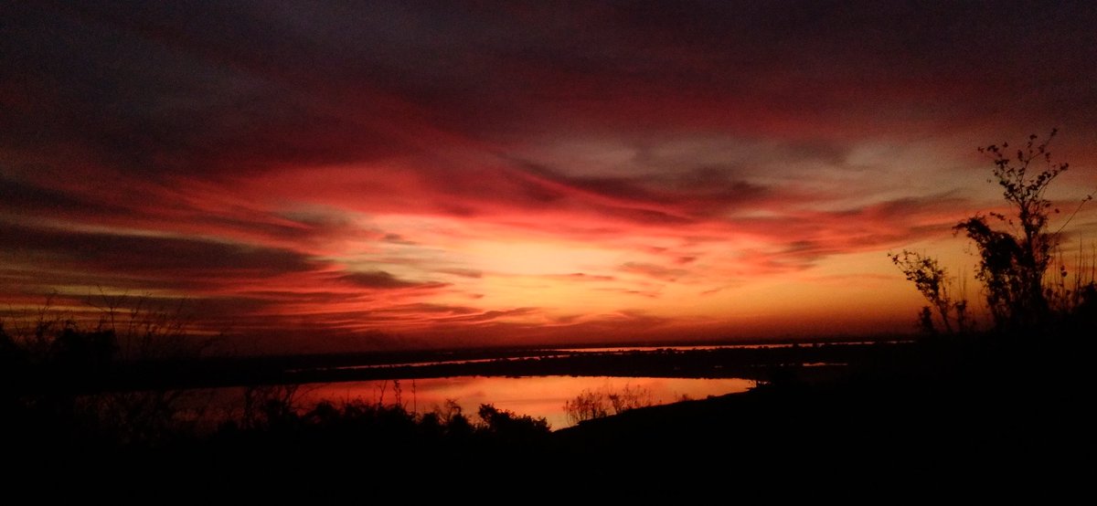 Un atardecer bello