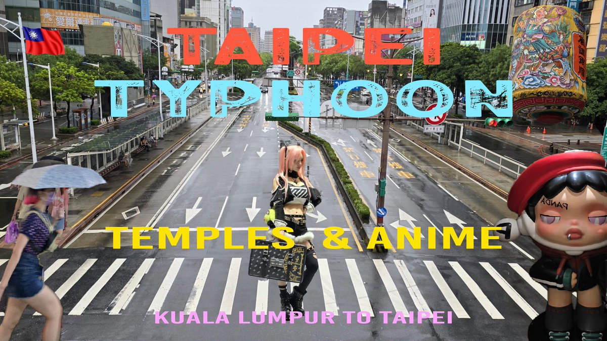 RenOverSea's tweet photo. Flying right into a Typhoon
https://t.co/55Uduo6vrK
Taipei 🇹🇼 Typhoon, Temples & Anime
#Travel #Taiwan #Taipei #Typhoon #Taipei101 #Anime #Manga #RenOverSea #Holiday #TyphoonGaemi #TapeiTourism #TaiwanTourism #TaipeiHoliday #TaiwanHoliday https://t.co/lqOzQ4HN7l