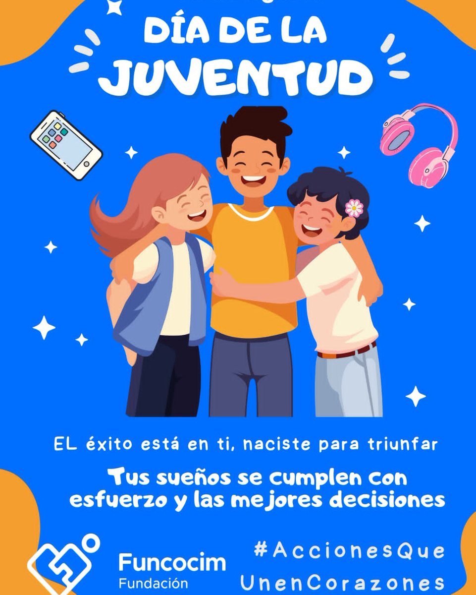 #DiaInternacionalDeLaJuventud #FundaciónFuncocim 
#AccionesQueUnenCorazones 

<a href="/ONUecuador/">La ONU en Ecuador</a> <a href="/FARO_org/">FARO</a> <a href="/FundacionEsquel/">Fundación Esquel</a> <a href="/unicefecuador/">UNICEF Ecuador</a> <a href="/PADFecuador/">PADF Ecuador</a> <a href="/tejiendoredesi/">Tejiendo Redes Infancia</a>