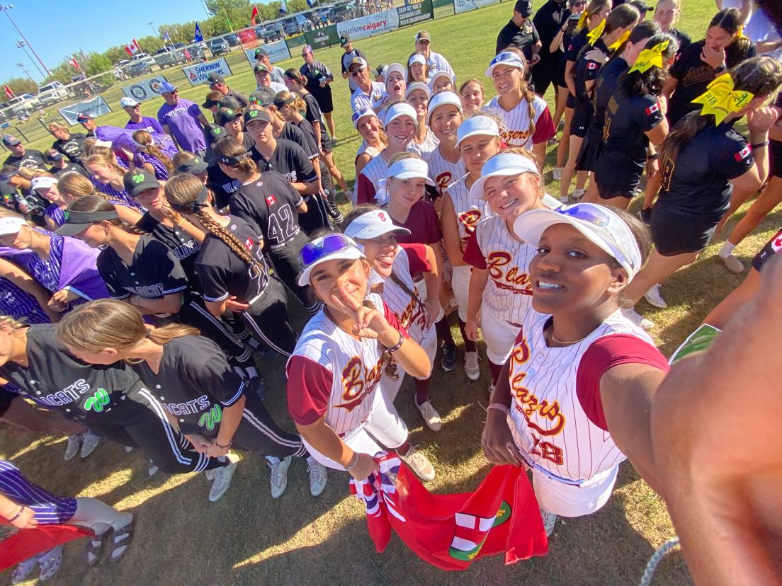 Brookehallniro's tweet photo. From July 31-Aug 4, in Calgary Alberta Canada, my team played in the Nationals! I reached 200ks!
19IP w/ 18ks, ERA 4.789 and held batters to a .278 BAA. I helped offensively with a .200BA and OBP .400. 
@SoftballDown @CoastRecruits @SBRRetweets @softballhome @ncsa @SoftballCanada https://t.co/w0T0QqhT8w