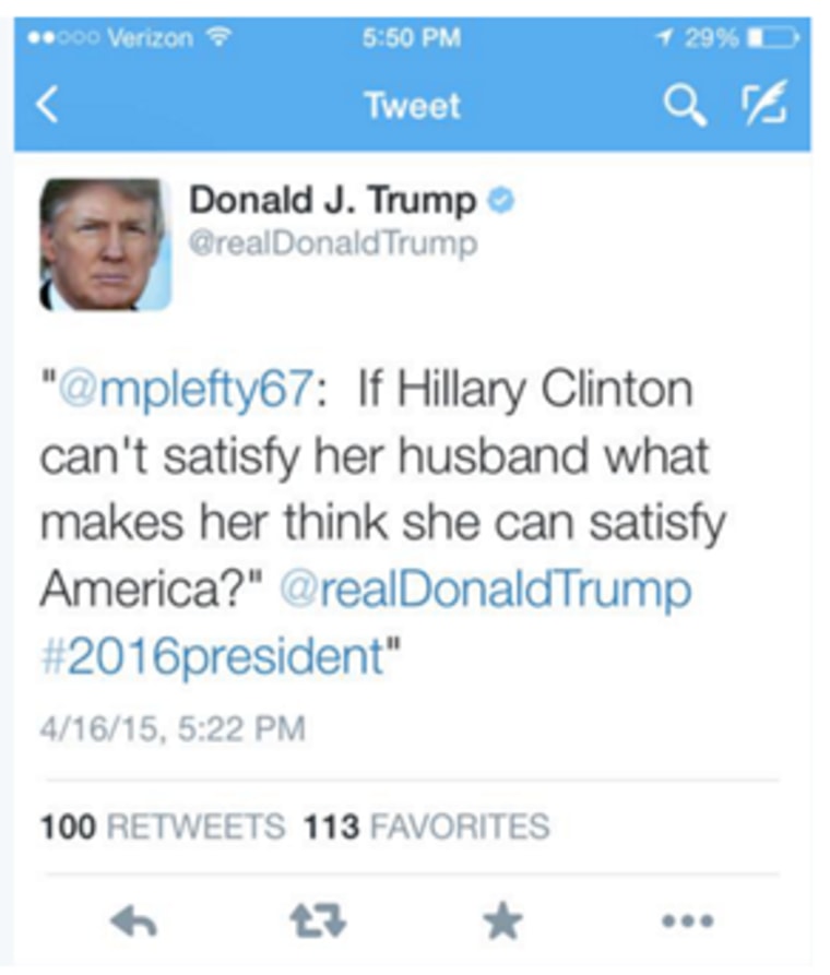 In honor of Donald Trump returning to 𝕏, here are some of his best 'mean tweets' 🧵

1. Trump vs Hillary