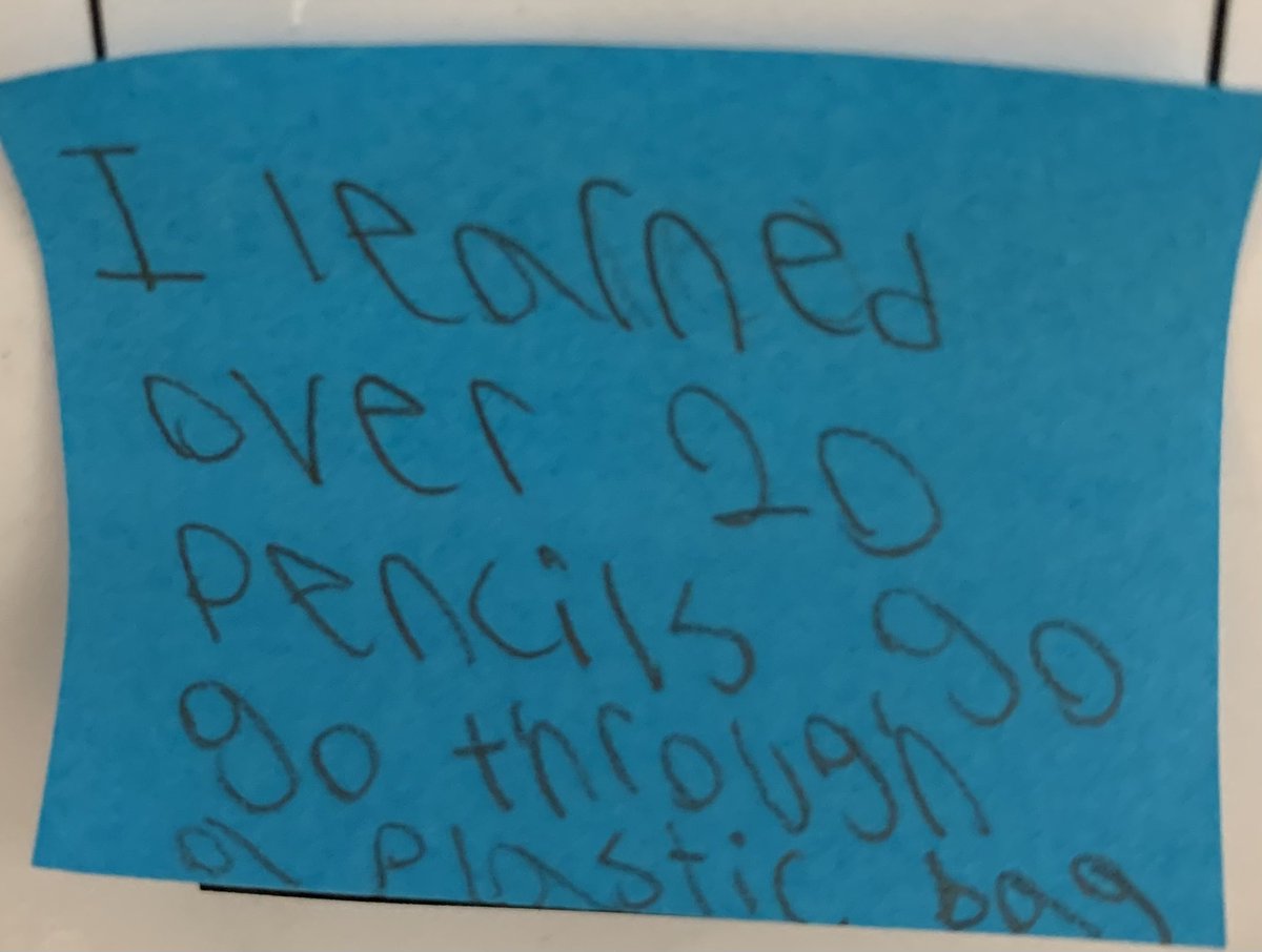 VaughanRockets's tweet photo. Love the student evidence of learning! And we agree - @EstesTamara is so nice! #SOARon https://t.co/d6drv1DR61