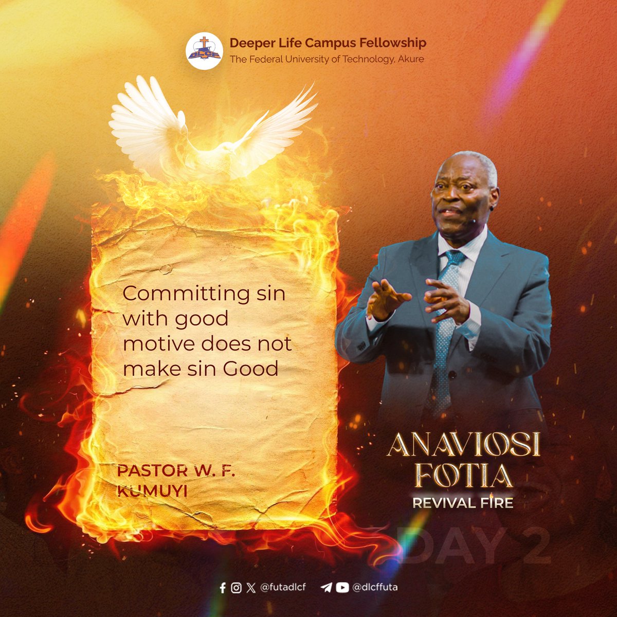 FutaDlcf's tweet photo. Excerpts from Anaviosi Fotia | Day 2

#anaviosifotia
#revivalfire24
#dlcffuta
#dlcffutaprays
#prayerweek https://t.co/D8kwZB4rZz