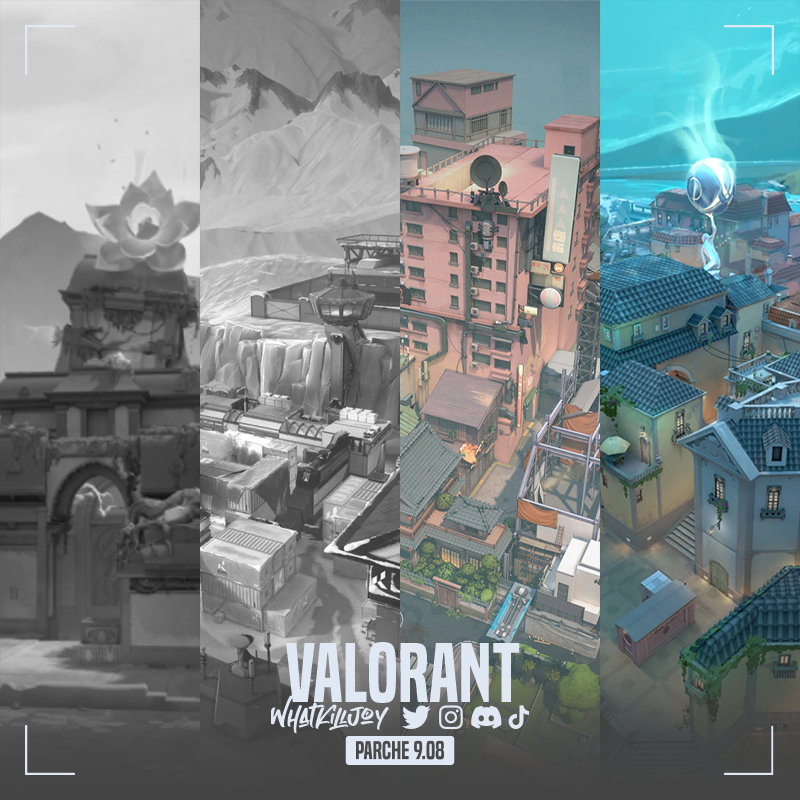 WhatKilljoyVAL's tweet photo. Rotación de Mapas Parche 9.08 | WhatKilljoy ✦ VALORANT

Icebox y Lotus serán los mapas que saldrá del Map-Pool Regresa Split y Pearl a la rotación. #VALORANT https://t.co/eu0CgY53gU