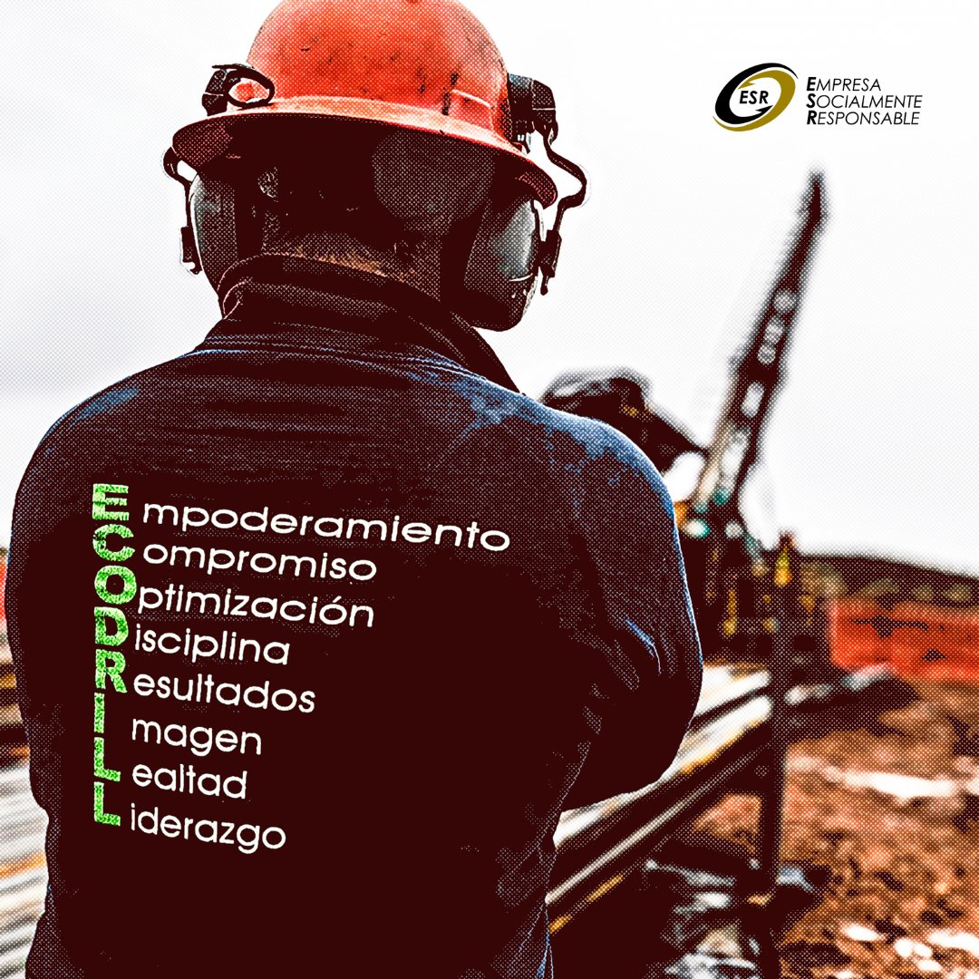 EcodrillMining's tweet photo. Por seis años consecutivos, logramos obtener el Distintivo de ESR otorgado por el CEMEDFI.
Gracias a todos nuestros colaboradores, esto es resultado de cumplir nuestro valores de trabajo: Operar con Seguridad, Cuidado Ambiental, Equipo Empoderado y Resultados con Valor.
#ECODRILL https://t.co/7RqNZXI3Oi