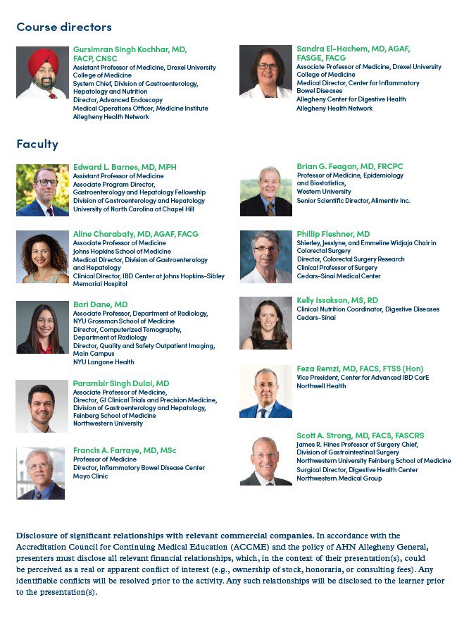 AHN Gastroenterology, Hepatology and Nutrition (@ahngastro) on Twitter photo One month left to our IBD summit with the leaders of the IBD world!
When: Sept 14
Where: Fairmont, Pittsburgh
Who: If you are a GI or IBD physician/provider or a trainee interested in GI/IBD this is for you 🫵
Registration FREE (physicians $50)
<a href="/GKochharMD/">Gursimran Kochhar MD</a> <a href="/SandraElHachem2/">Sandra El-Hachem</a> One month left to our IBD summit with the leaders of the IBD world!
When: Sept 14
Where: Fairmont, Pittsburgh
Who: If you are a GI or IBD physician/provider or a trainee interested in GI/IBD this is for you 🫵
Registration FREE (physicians $50)
<a href="/GKochharMD/">Gursimran Kochhar MD</a> <a href="/SandraElHachem2/">Sandra El-Hachem</a>