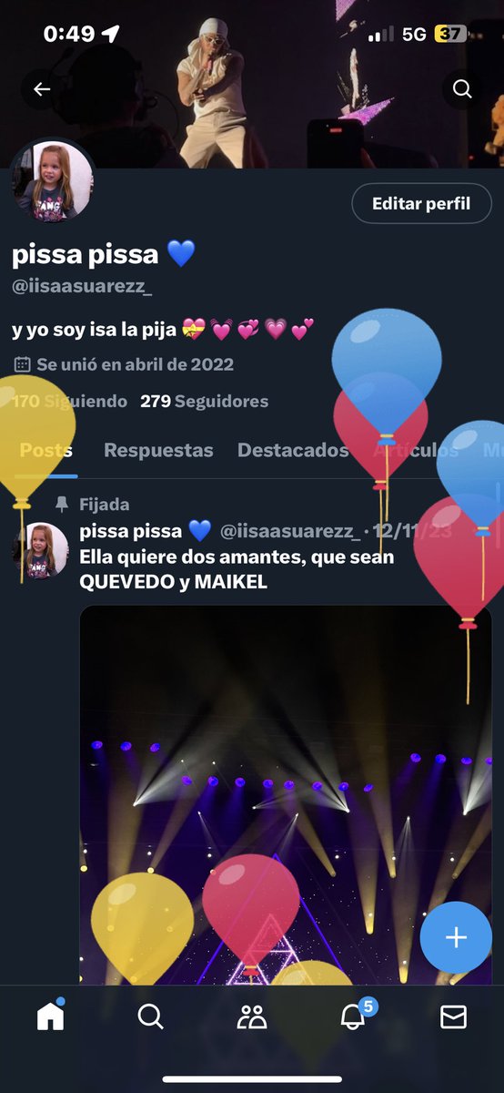 globitoss en el perfill