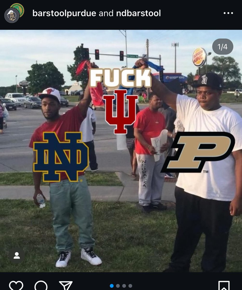 Since we’re calling on rivals to vote for you when you’re getting beat… <a href="/BarstoolIrish/">Barstool Irish</a> 

<a href="/BarstoolSC/">Barstool USC</a> <a href="/StoolStanford/">Barstool Stanford 🌲</a> <a href="/BarstoolUofM/">Barstool UofM (National Champs)</a>  <a href="/BarstoolISU/">Barstool ISU</a> care to do the Hoosiers a favor? 

#BloomingtonBCT