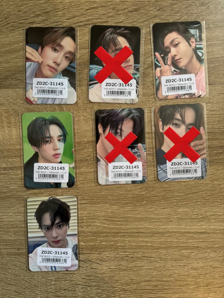 yk_5bt's tweet photo. THE BOYZ ドボイズ ドボ Gibberish
トレカ　交換

譲：サンヨン ジェイコブ ヨンフン ヒョンジェ ジュヨン ケビン ニュー ハンニョン ソヌ
求：キュー（ユニット含む）

郵送での交換希望になります。
お心当たりのある方はご連絡ください。
宜しくお願いいたします🙇🏻‍♂️

#THEBOYZ交換 https://t.co/eqUGwnRuxN