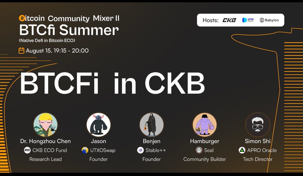 上野 Dawns 🦇🔊 (@dawnsxu) on Twitter photo Back to singapore for #bitcoin meetup
It is time to prepare #btcfi summer
Maybe nothing , maybe next big thing 🥵🥵🥵
few spots left 🤔
RSVP now lu.ma/n2zrfva8
<a href="/CKBEcoFund/">CKB Eco Fund</a> #CKB Back to singapore for #bitcoin meetup
It is time to prepare #btcfi summer
Maybe nothing , maybe next big thing 🥵🥵🥵
few spots left 🤔
RSVP now lu.ma/n2zrfva8
<a href="/CKBEcoFund/">CKB Eco Fund</a> #CKB