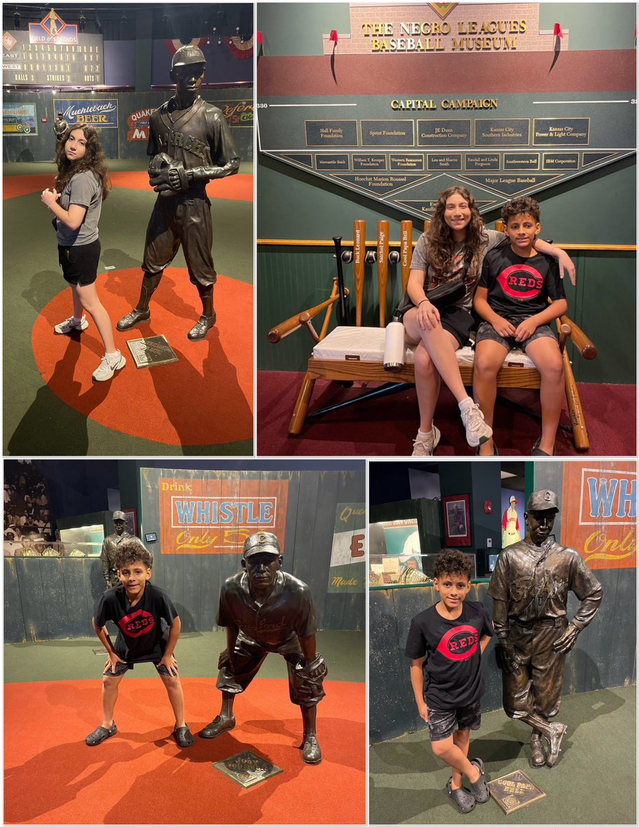 dgravy32's tweet photo. Bucket list ✅
Amazing family trip to KC last weekend! Got to visit the best museum in America @NLBMuseumKC and got to hang out with the greatest storyteller I’ve ever heard, @nlbmprez and the wonderful @KionaSinks
#SatchelPaige #JudyJohnson #CoolPapaBell #RubeFoster https://t.co/2HIAbxgzHb