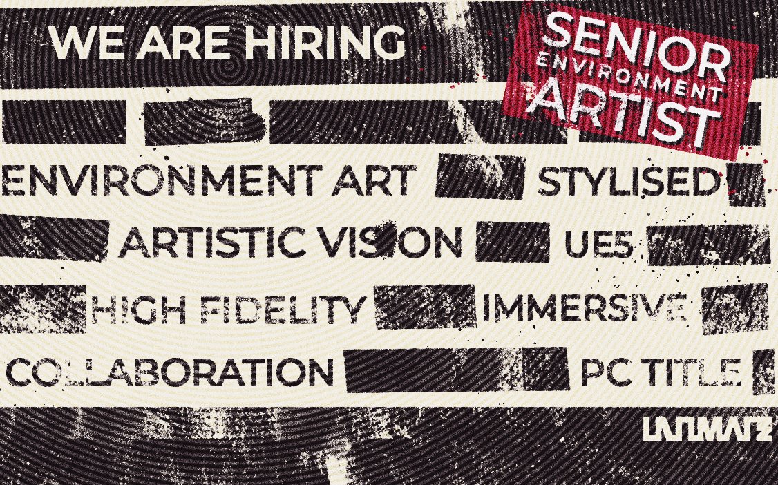 ✨ We're hiring a Senior Environment Artist for a six-month contract to bring our game worlds to life! If you excel in crafting stylised environments and have an in-depth knowledge of advanced environment art techniques, this opportunity is for you! ultimate.studio/job/senior-env…