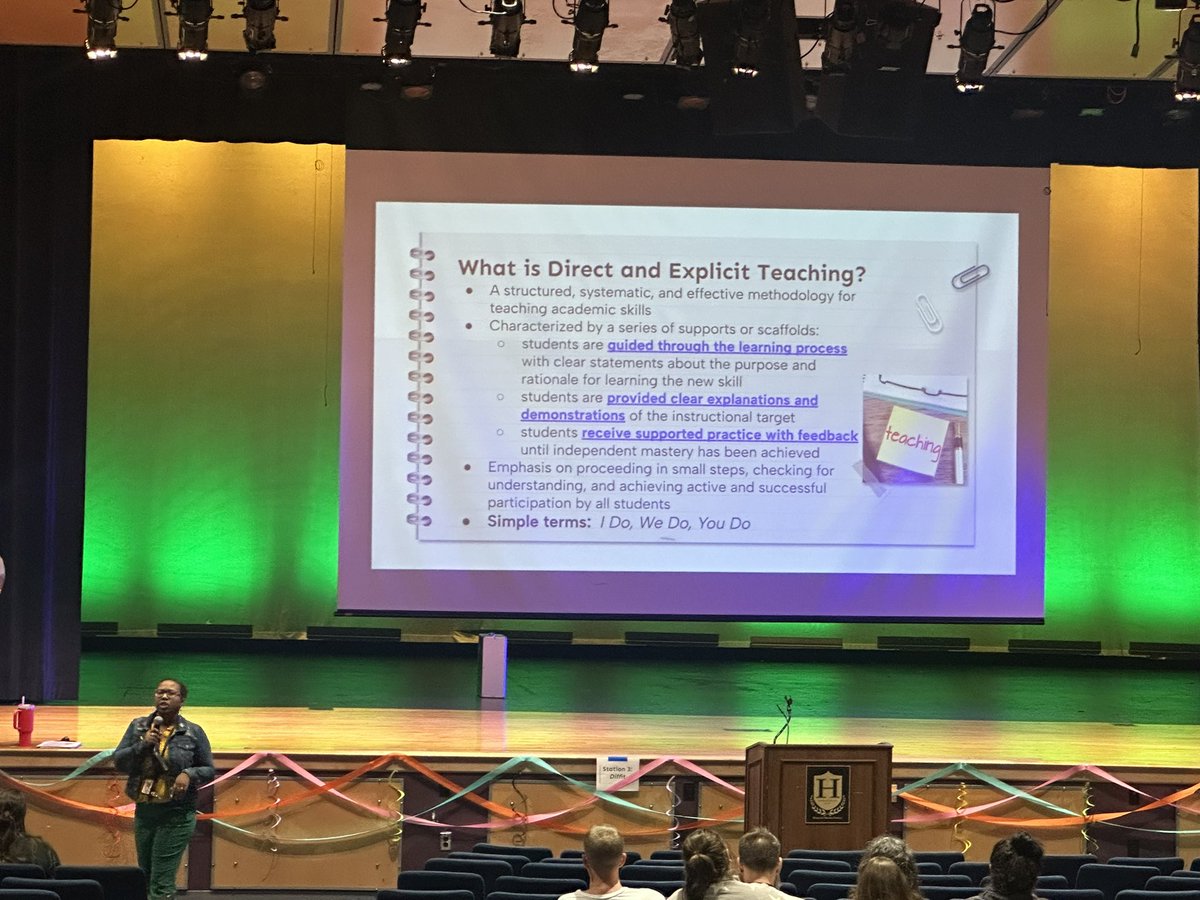 hhs_prncpl's tweet photo. They’re back!! Our teachers are on the ground getting their professional learning and preparing to welcome our Warriors back!! 24-25 here we gooo!! @HenricoHighSch 💚💛 https://t.co/nkTaGgWXc6