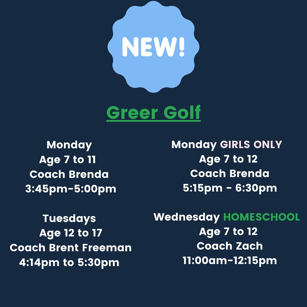 🍁 Registration is now open for <a href="/FirstTeeUpstate/">First Tee — Upstate</a>'s Fall Programming 🍁 
📅: September 9th through October 28th
Click Here to Register 👉🏻 bit.ly/3AmPygT