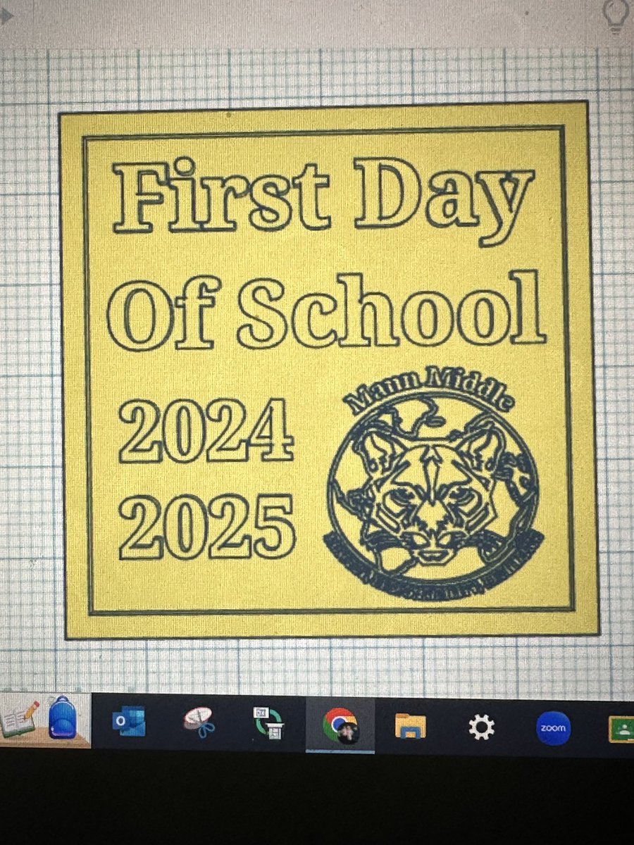 shobica_wadhwa's tweet photo. Don't you love creating your first day of school sign using @tinkercad and printing it in your school colors through @ROBO3D? 
#FirstDayofSchool https://t.co/KWbhs3K6lq