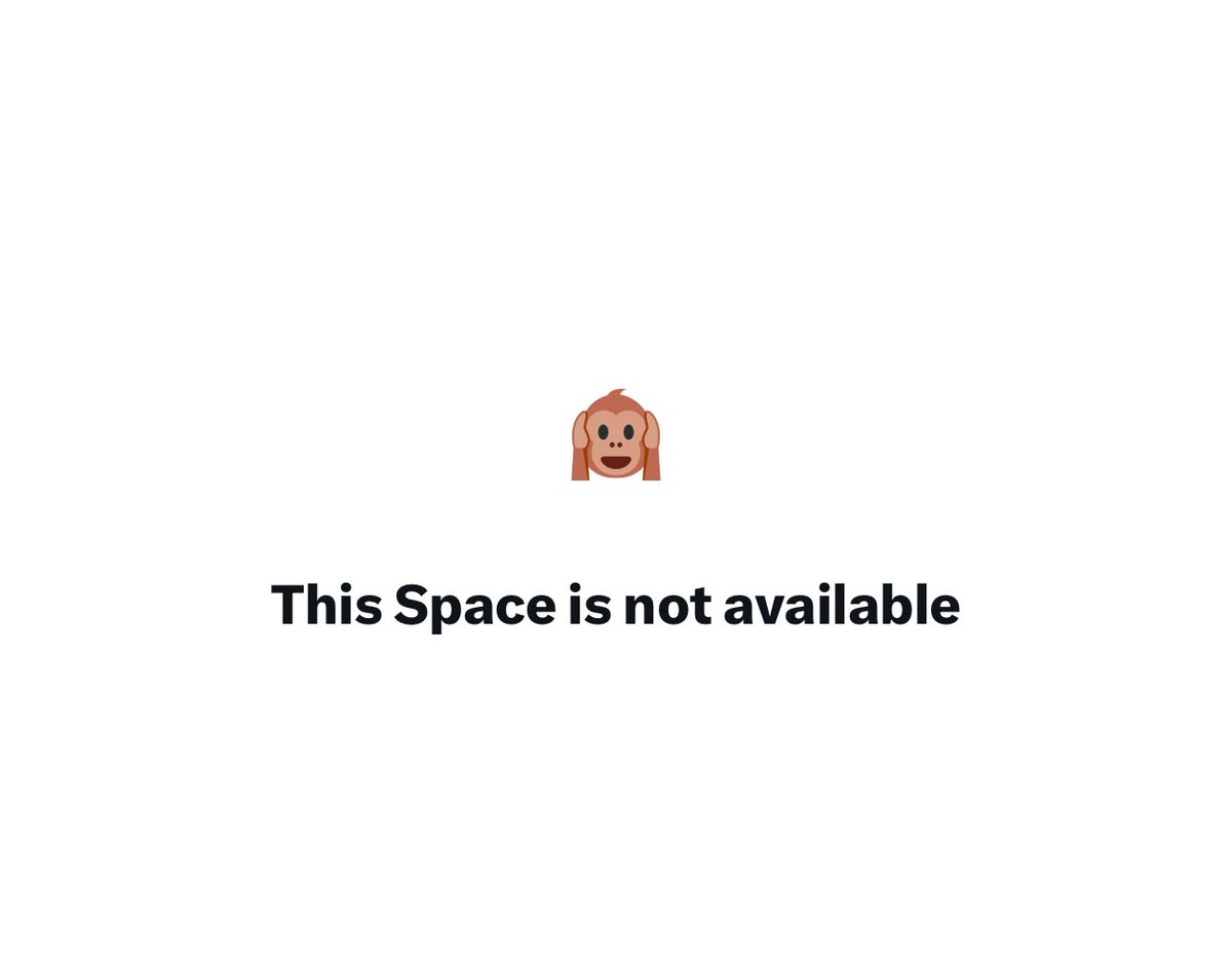 BREAKING: Space for Donald Trump conversation with Elon Musk has been created. Many users getting 'This Space is not available' message.