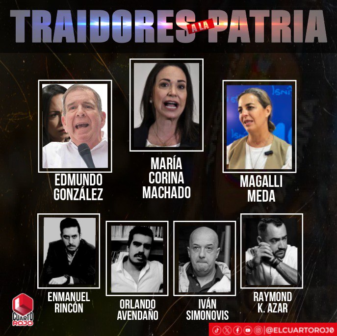 ¡Pueblo identificalos!

Que a nadie se le olvide la cara de estos malandros y traidores a la Patria.

La maldad habita en ellos, son fascistas y violentos.