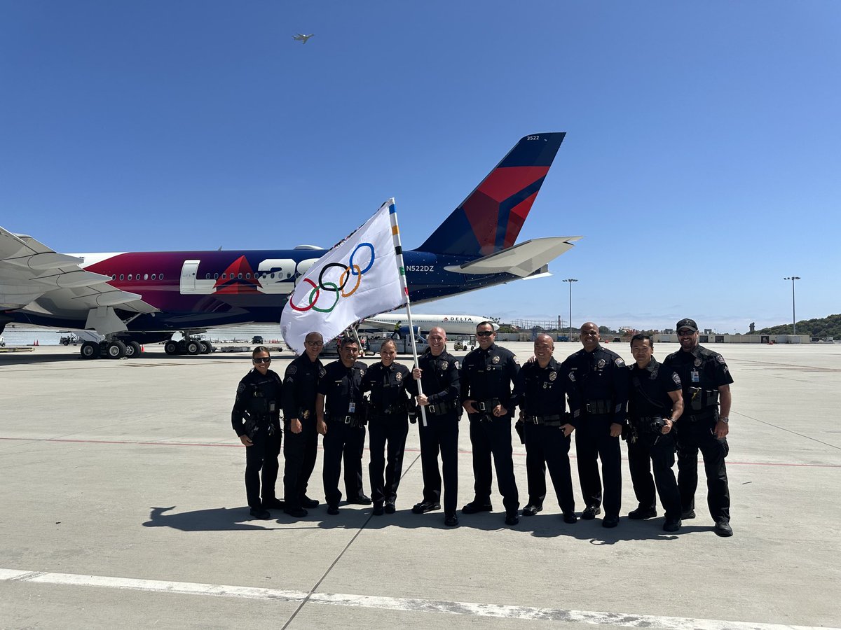 Welcome to ⁦<a href="/flyLAXairport/">LAX Airport</a>⁩ LA 2028 #Olympicflag