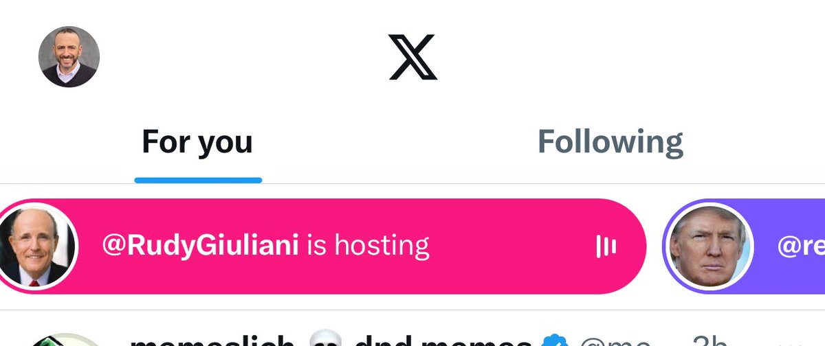 I guess <a href="/RudyGiuliani/">Rudy W. Giuliani</a> know’s <a href="/realDonaldTrump/">Donald J. Trump</a> can’t get on tonight.