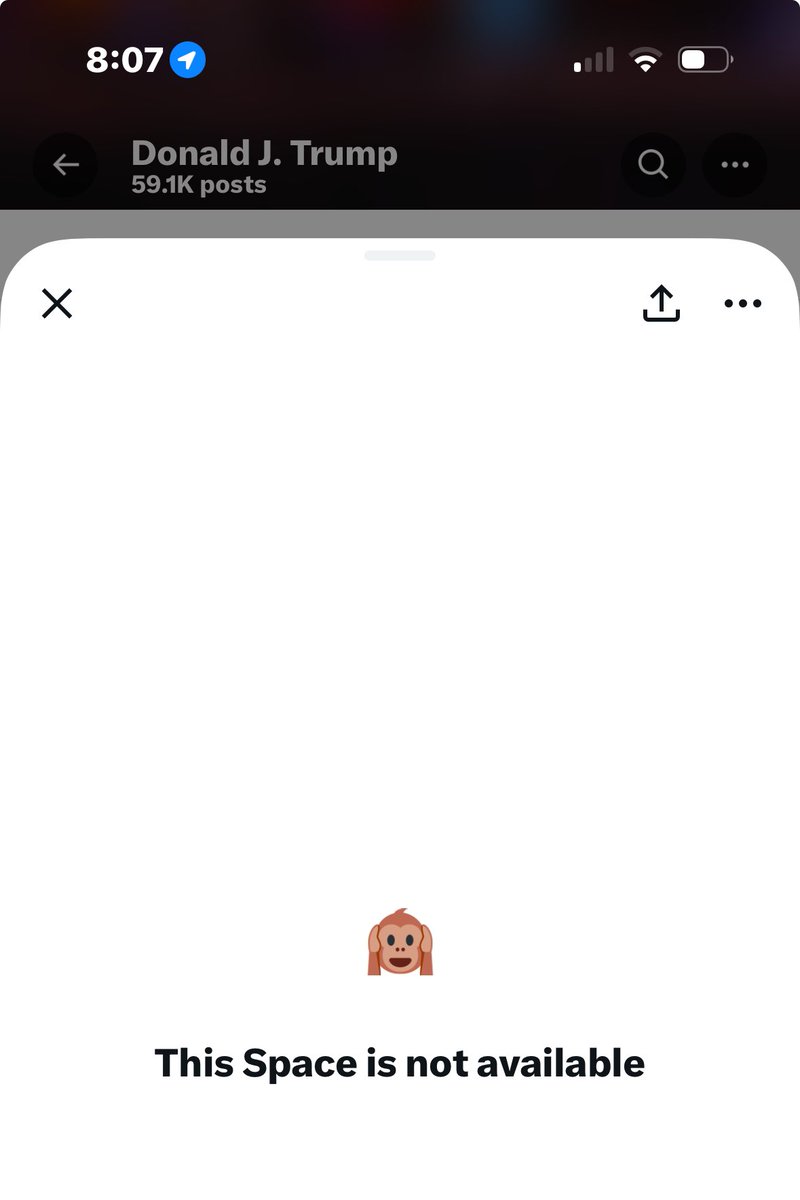 thismomsguide's tweet photo. @elonmusk @realDonaldTrump I can’t get in. It’s says it’s unavailable https://t.co/peAvnbRZ6G