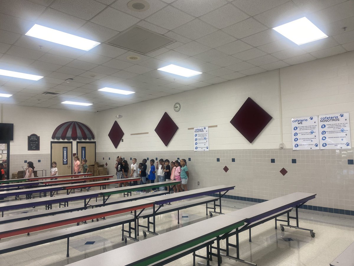 so great seeing our Wildcats practicing our PBIS ROAR Expectations!