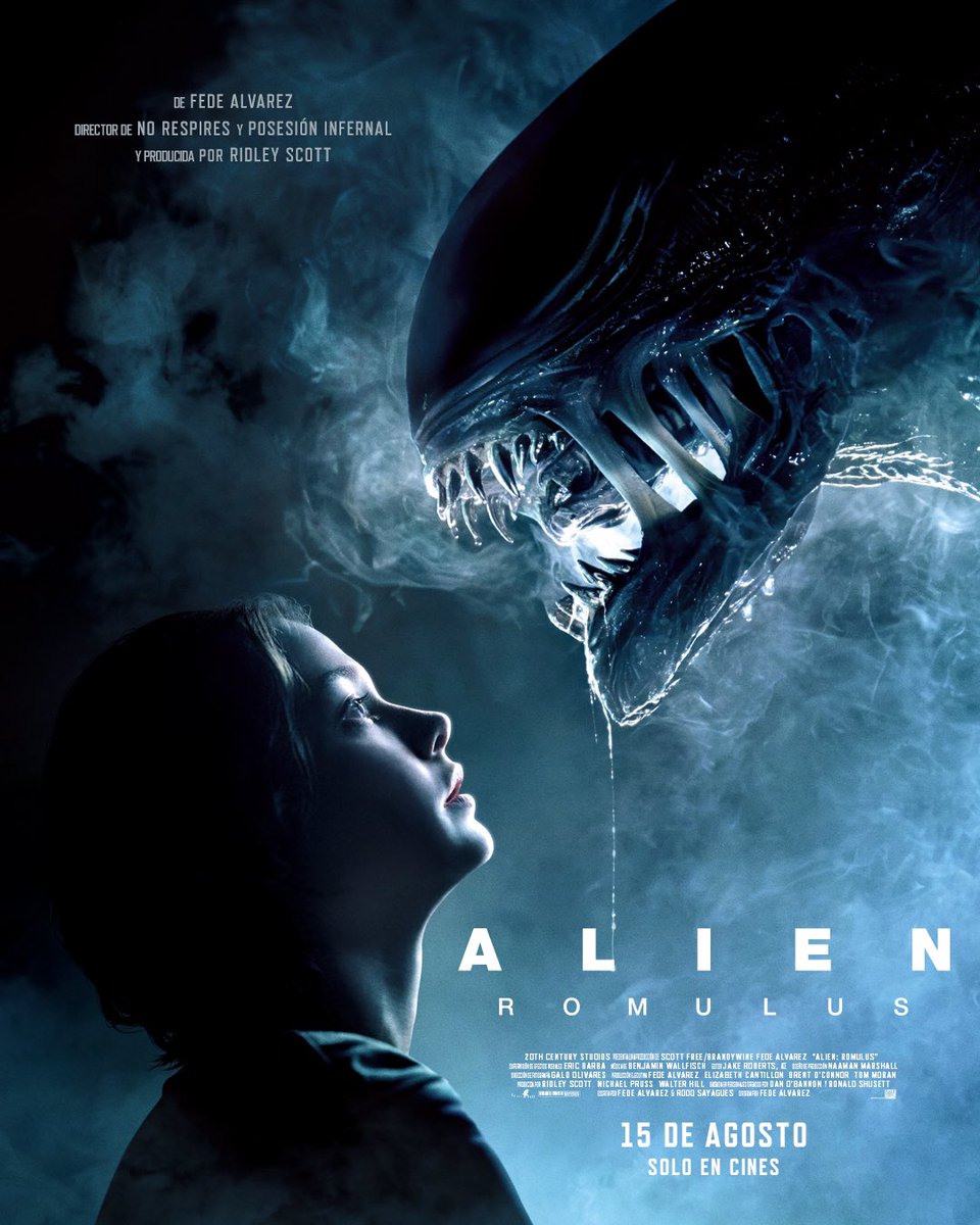 CinesUnidos's tweet photo. ¿Listo para conocer los secretos ocultos en el espacio? 👽🛸

En TRES DÍAS #AlienRomulus llega a nuestros cines 🎬🍿

Estreno: 15 de agosto https://t.co/4sVBenAO2b