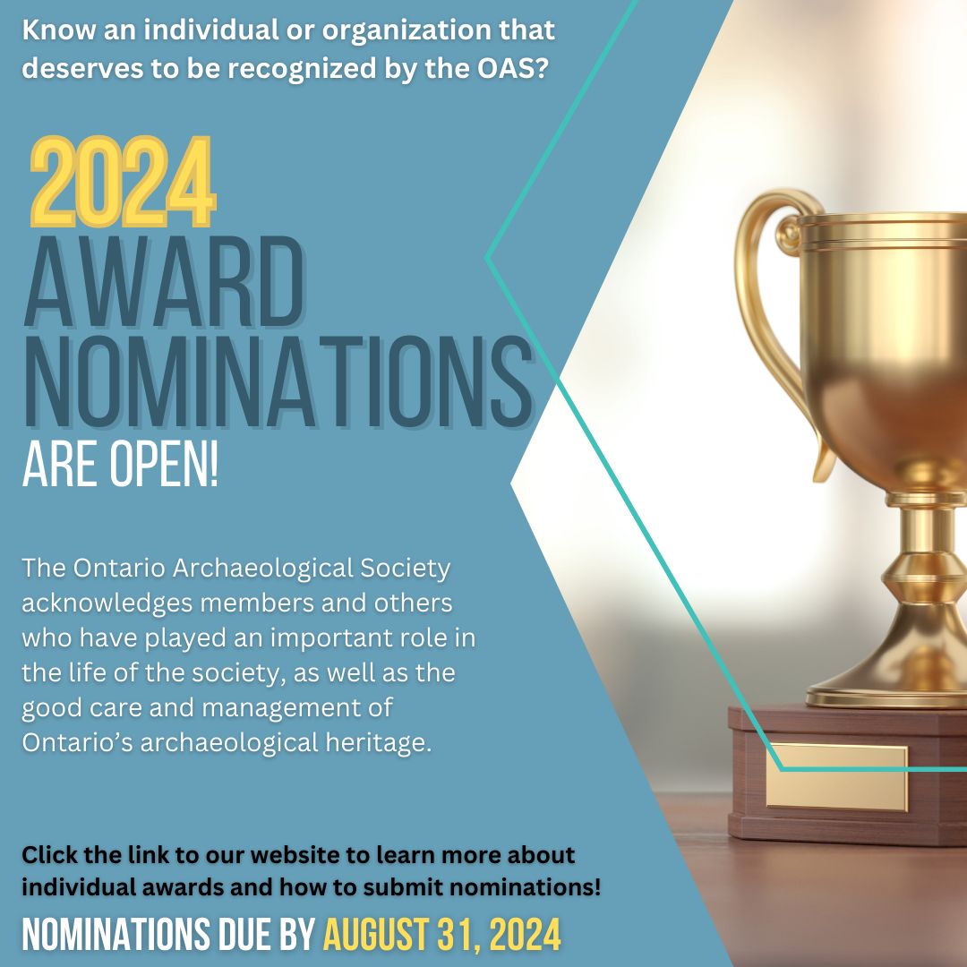 The 2024 OAS award nominations are open! Do you know someone that deserves to be recognized by the OAS? Celebrate their achievements by nominating them for an award! Follow the link to access the nomination form and to learn more about each award.  buff.ly/3M4JjBa