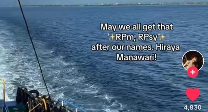 Congrats in advance our Registered Psychometrician! 💚 PADAYON! 
#PMETLE
#AUGUSTBLEPP