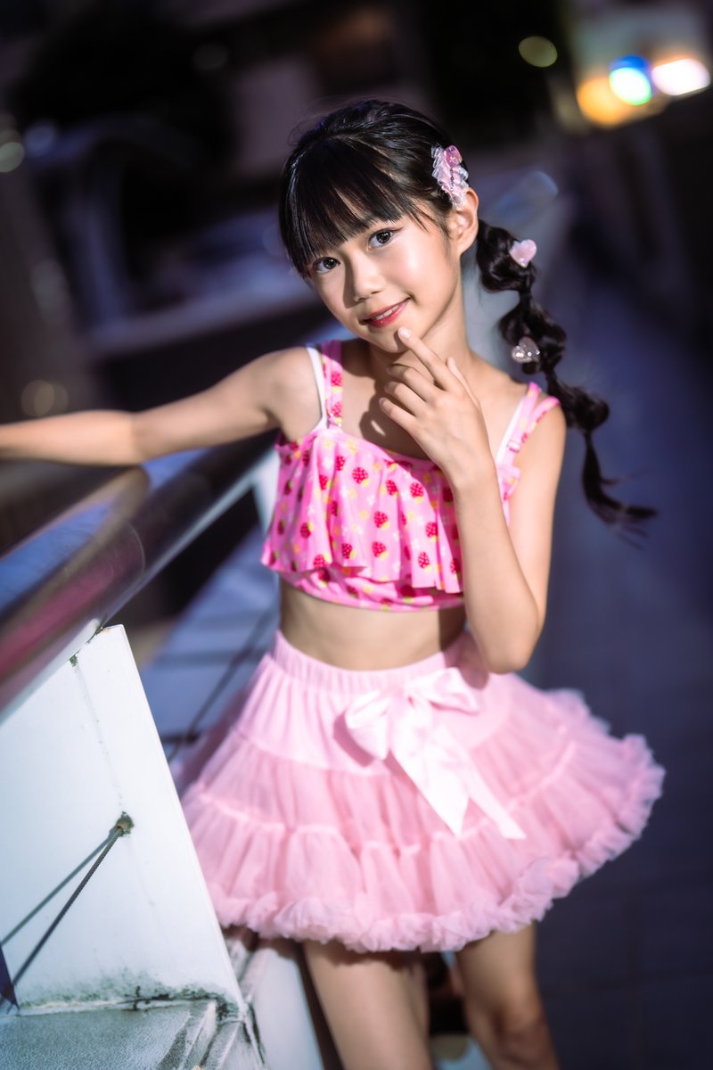 2024.8.12 ナイトプールにて model: ここみん (JS4) @Co_stuff2015219