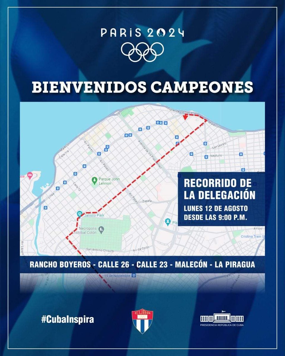 TaxisCuba_cu's tweet photo. Ya están en la patria nuestros deportistas.
Felicidades a todos por su esfuerzo y resultados https://t.co/zdLoWLjKZu