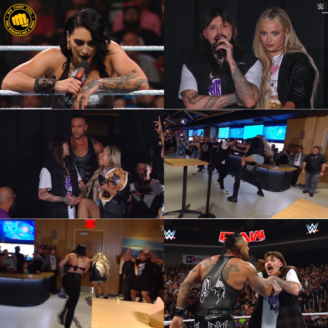 WrestleIsh's tweet photo. The TERROR TWINS set the trap for Liv Morgan &amp; Dominik Mysterio!

#WWERaw https://t.co/cmXgAXZXV3