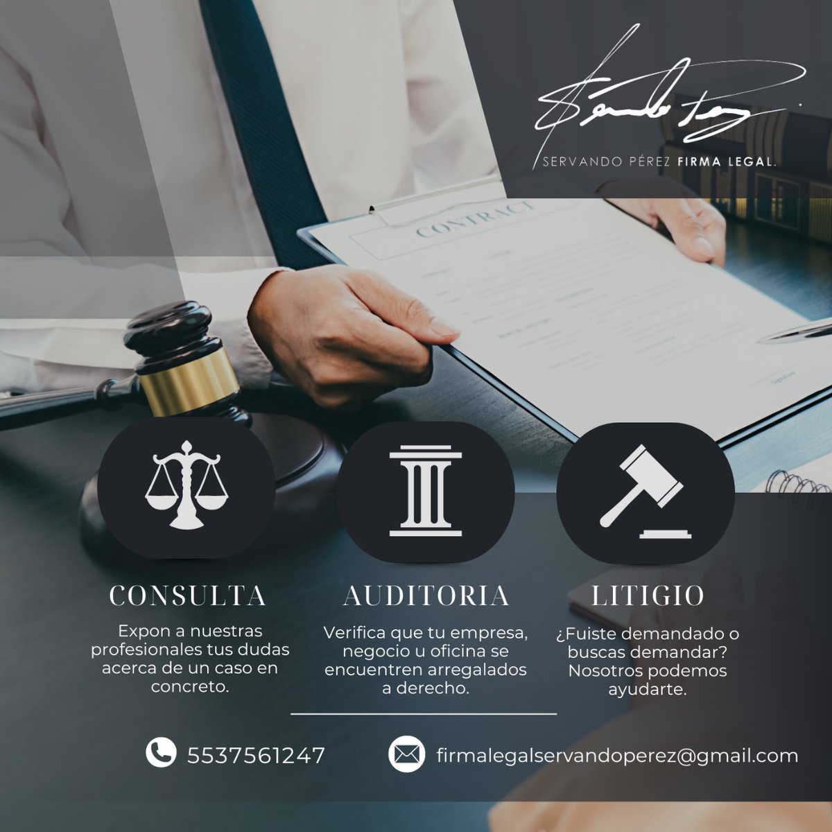 ACABOGADOS3's tweet photo. ¡Buenos días y excelente inicio de semana!

Estamos para servirte. 

Dale clic en este enlace para enviarnos un mensaje para poder ayudarte. 

https://t.co/7TZGvrqQqB 

#abogadoservando #licservando #ServandoPerez #Tecamac #abogadoentecamac #edomex #juicio #Juzgados #SPFL #bufete https://t.co/boeJ7EA5io