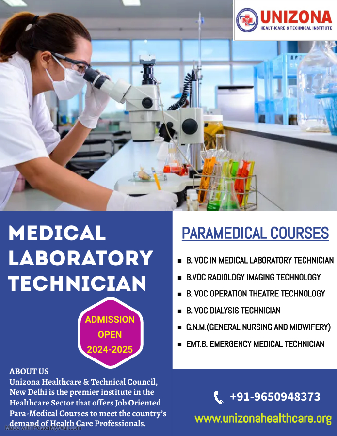 unizonahealthc's tweet image. 🩺 Join Unizona Healthcare&apos;s Medical Laboratory Technician (MLT) Course in Delhi and step into the world of medical diagnostics! 🧬
.
📞 096509 48373
🌐 unizonahealthcare.org
📧 unizonahealthcare@gmail.com
.
#healthcarecareers #mltcourse #unizonahealthcare #delhi_student