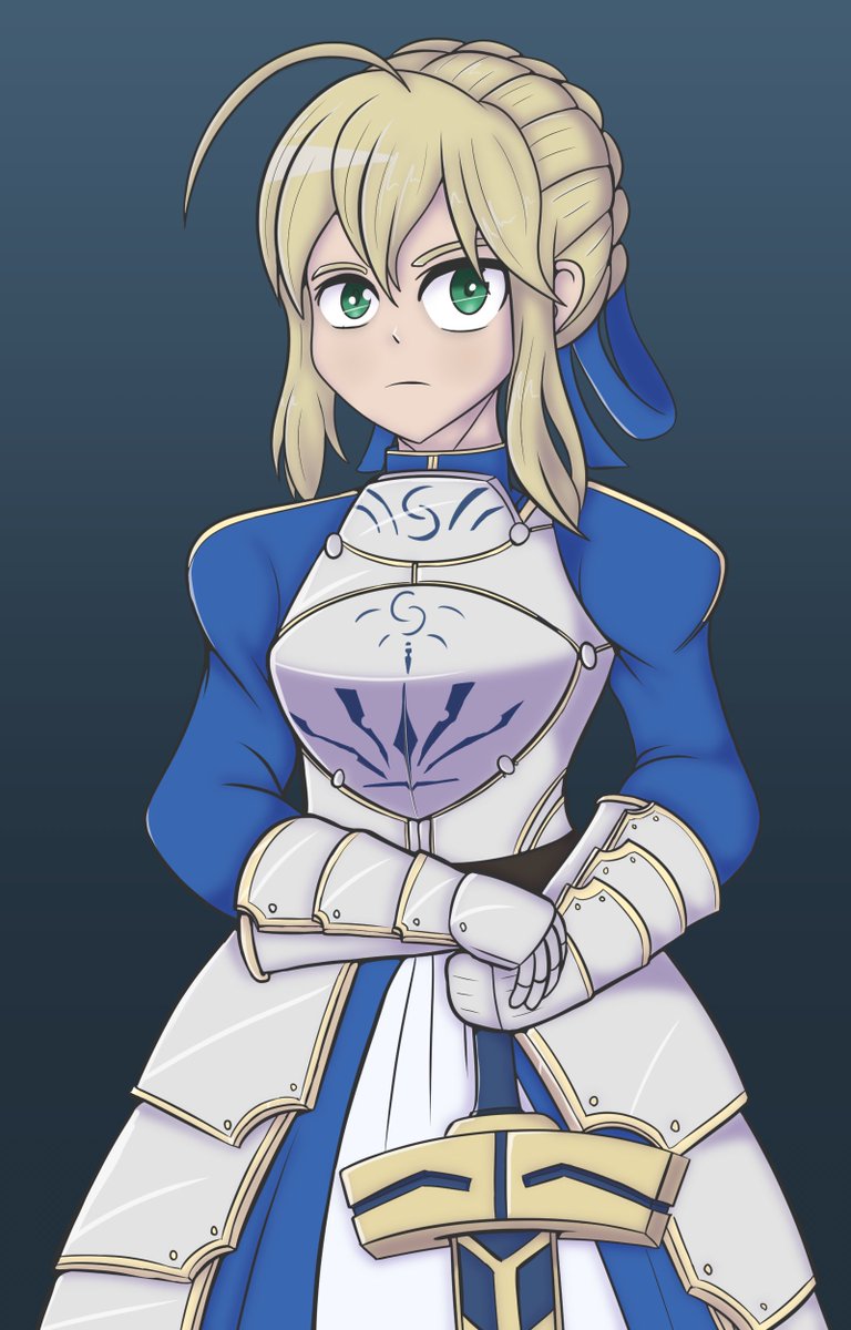 CrizDraws's tweet image. Saber (Fate Stay/Night)

#Fate #Saber #Anime #Fanart #アルトリア
