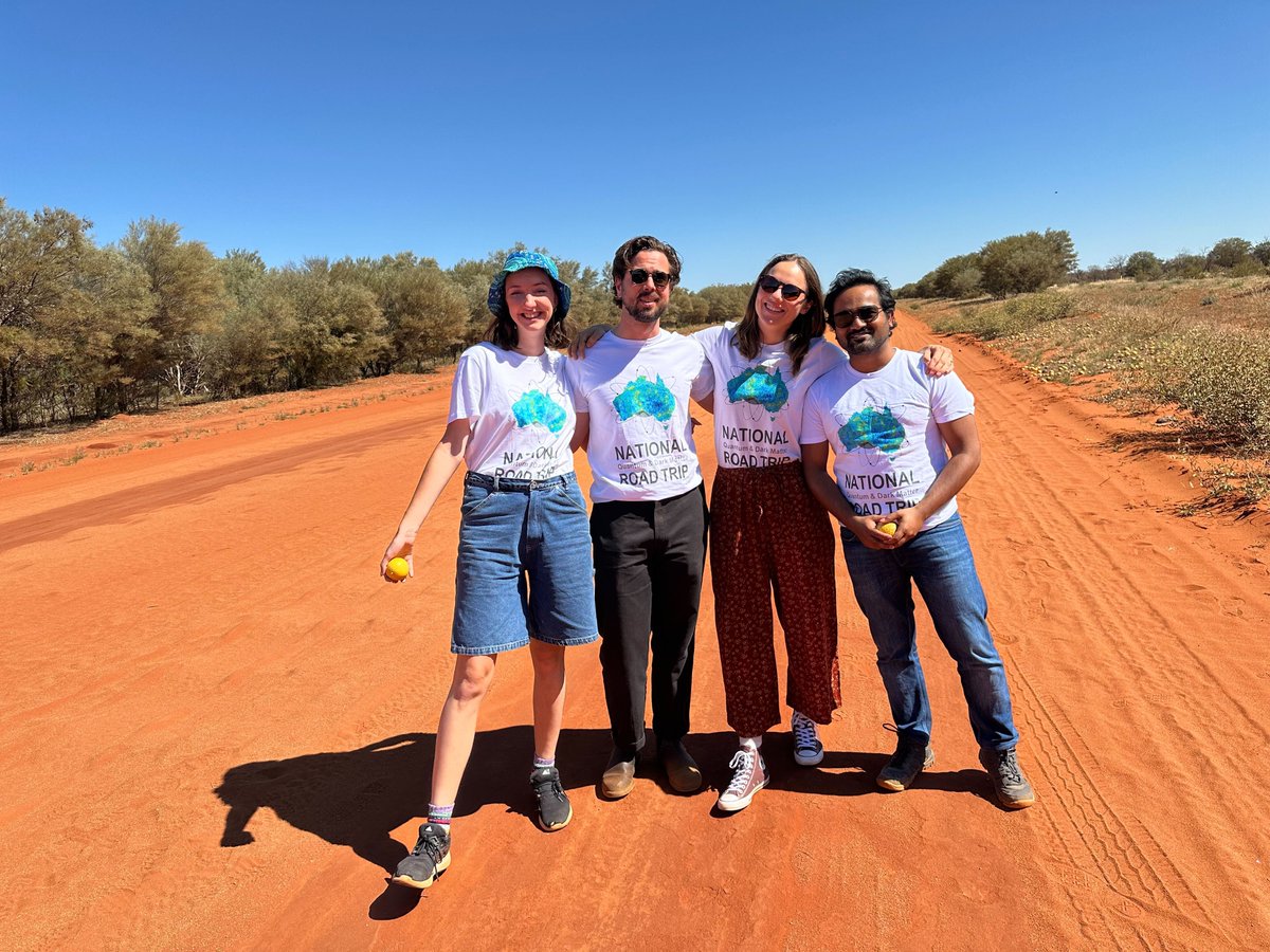 Check out the gorgeous colours of the NT landscape! 

The <a href="/qdmroadtrip/">National Quantum & Dark Matter Road Trip</a> is loving being on the (red!) road and will be in Alice Springs and Engawala today after lots of fun at pub trivia at Club Eastside last night.

@ARC_equs @nationalscienceweek #nationalscienceweek