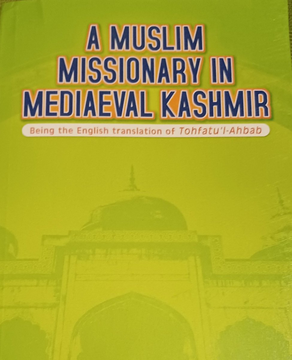 IndicMeenakshi's tweet photo. How Kashmir,

The land of Rishi Kashyap
Was overturned.

The role of Shamsu-Din Araki, 
Founder of Nurbakhshiya Sufi order.

Another landmark work by
Dr. Kashinath Pandit. https://t.co/ZrC7PxEXDM