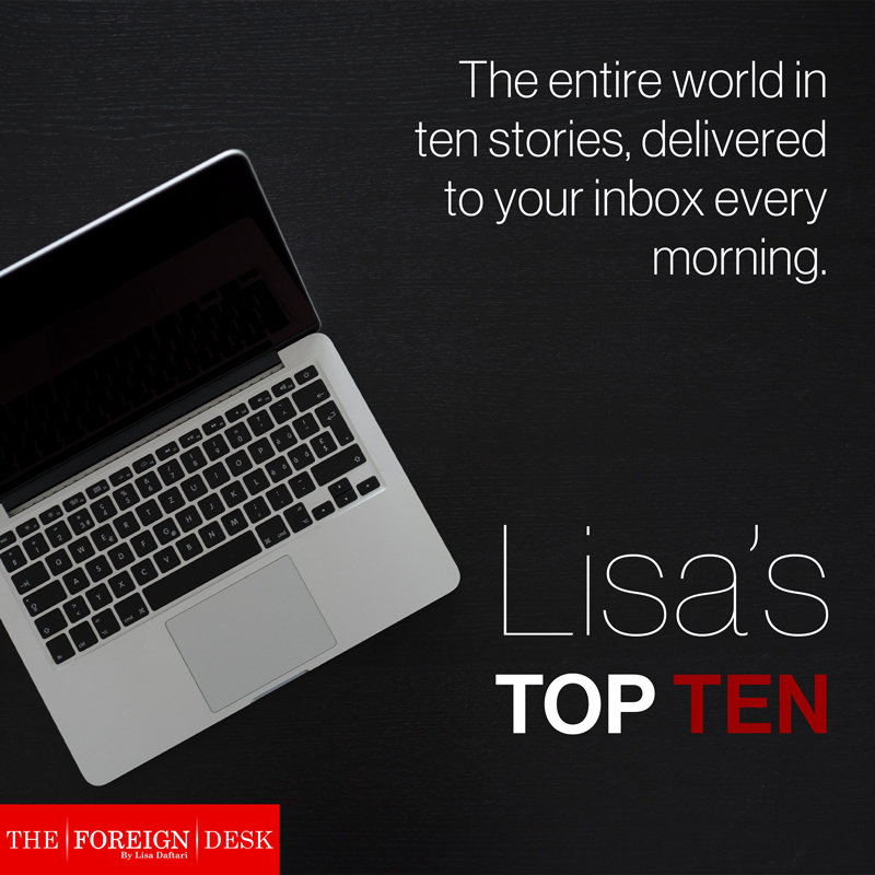 LisaDaftari's tweet image. 👩💻Sign up for Lisa's Top 10 to get your daily briefing with the best news stories of the day delivered to your inbox each morning!
📷Subscribe for free using this link-------> foreigndesknews.com/join