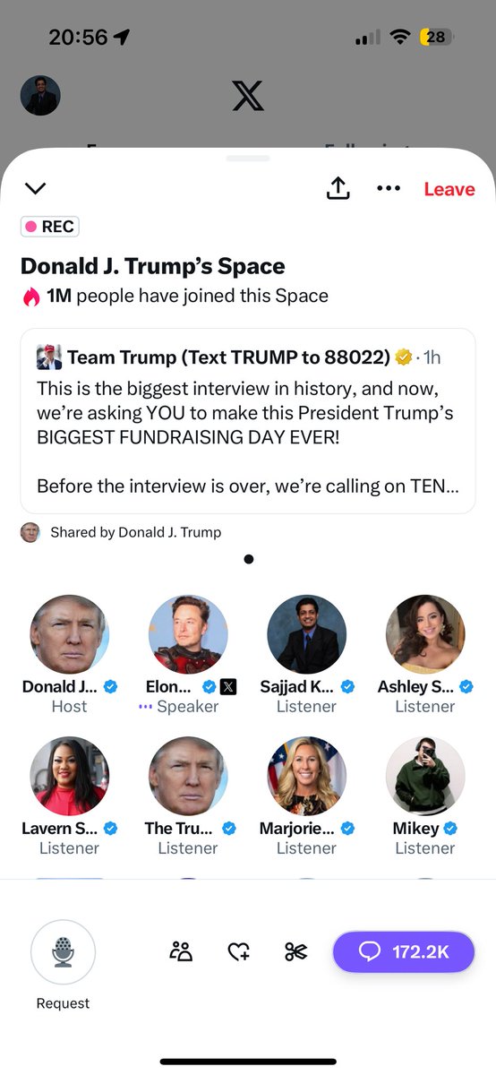 1 million 🔥, Trump is coming !!