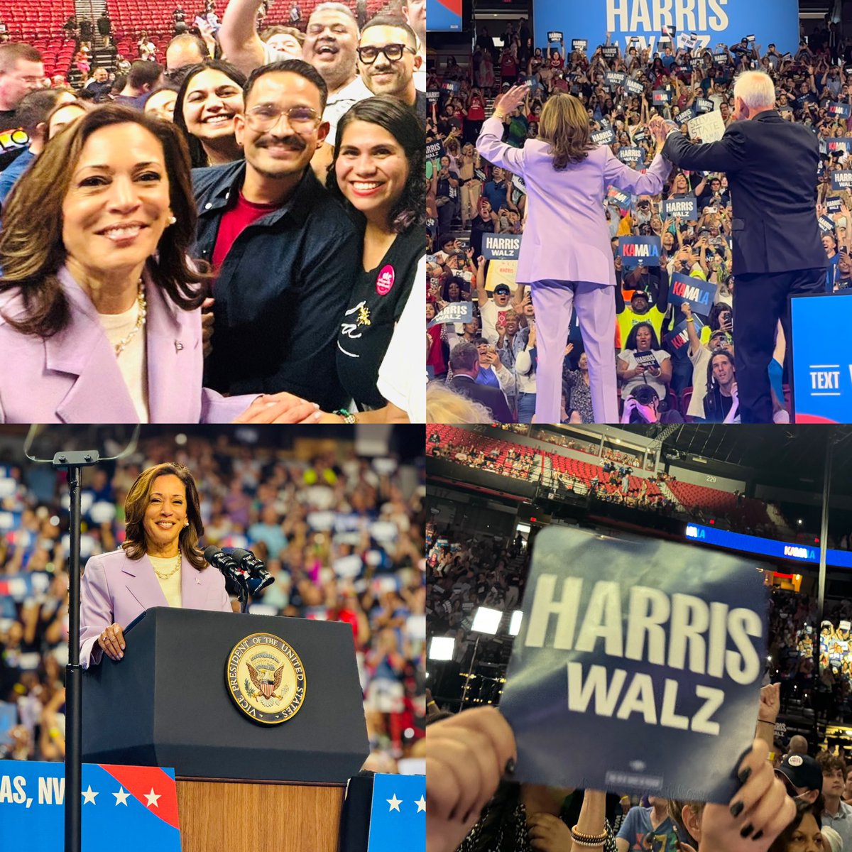 “This is what democracy looks like!” From Saturday (8/10/24) and feeling like a proud American! 🇺🇸 She’s fabulous ! <a href="/KamalaHarris/">Kamala Harris</a> <a href="/Tim_Walz/">Tim Walz</a> <a href="/Astrid_NV/">Astrid Silva</a> <a href="/PatriciaJHaddad/">Patricia Haddad Bennett</a>