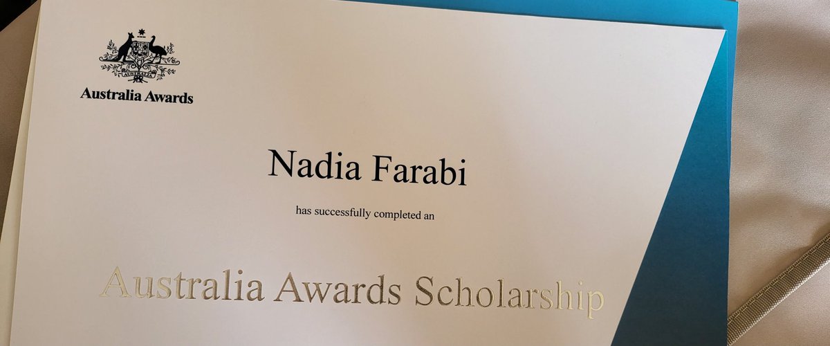 nadia farabi (@nadiafarabi) on Twitter photo Last week I submitted my thesis, which also marked the end of my journey as <a href="/AustraliaAwards/">Australia Awards</a> scholar at <a href="/Griffith_Uni/">Griffith University</a>. A remarkable journey that taught me the importance of being around the right people to complete what I have started ✨️ Last week I submitted my thesis, which also marked the end of my journey as <a href="/AustraliaAwards/">Australia Awards</a> scholar at <a href="/Griffith_Uni/">Griffith University</a>. A remarkable journey that taught me the importance of being around the right people to complete what I have started ✨️