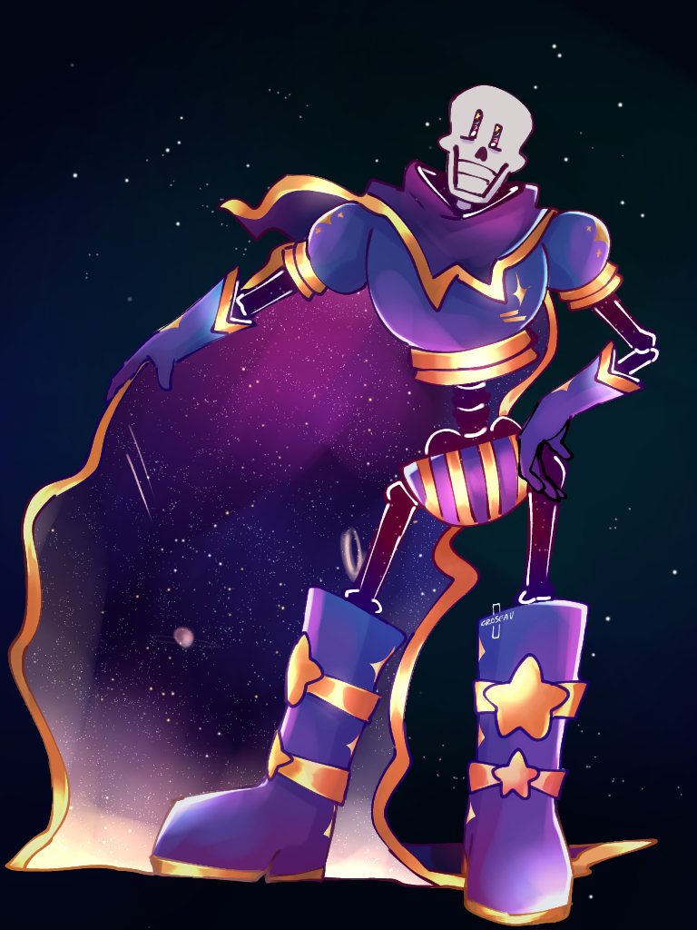 dailypapyrusUT's tweet image. DAY 30

OUTERTALE PAPYRUS
#outertale #papyrus