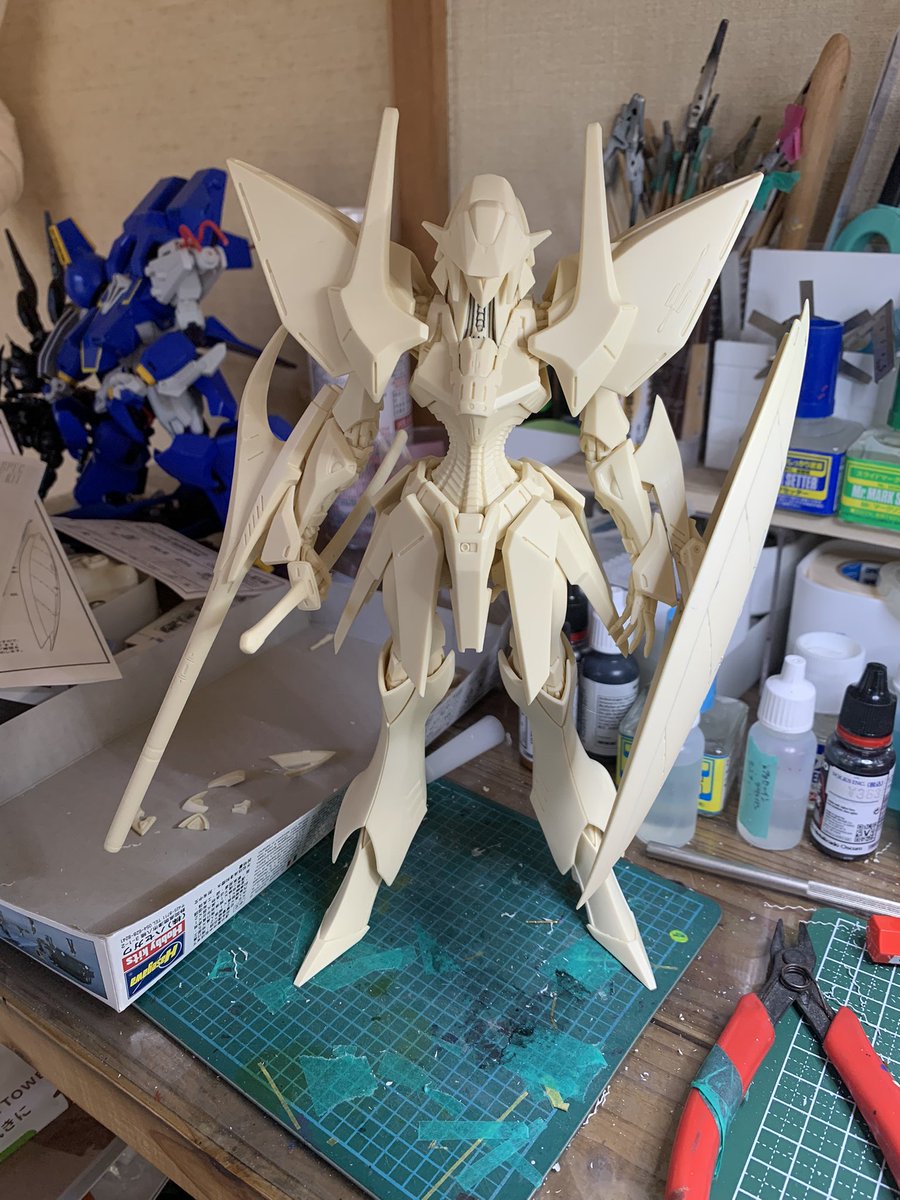 taketamo072410's tweet image. 軸打ち
細かいパーツは付けてないけど
良きかな良きかな😄
#SR3
 #FSS_jp 
#ガンプラジオ 
#日田hic
#天プラ