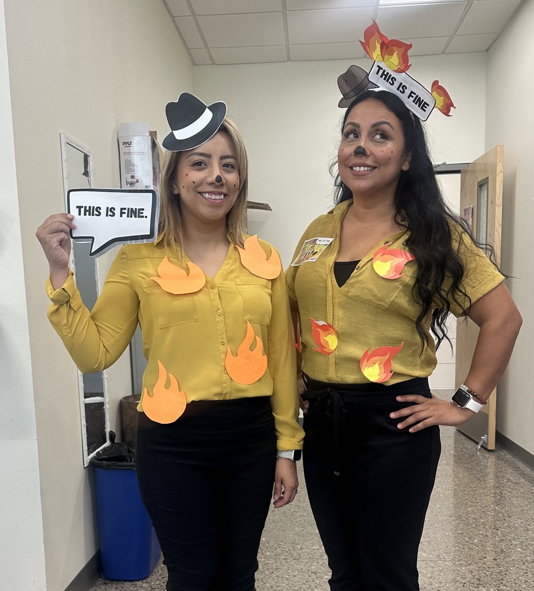 Dressed up as the meme that represents me 100%! #MemeDay #HowdyWeek