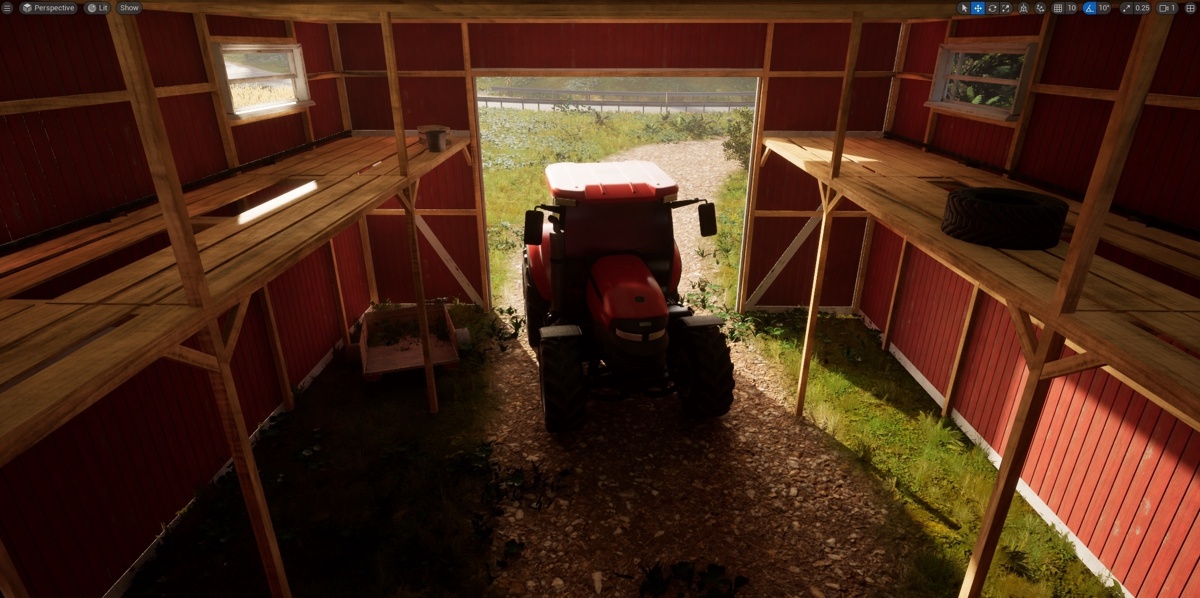 WIP post of our upcoming USA/Montana style environment for #UnrealEngine5 and #unity3d It will be HUGE and will have multiple points of interest like: City, Farm, Military base, Diner and more... This is a WIP Farm building with full interior.
#3dmodels #blender3d #games #farm